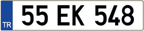 Truck License Plate